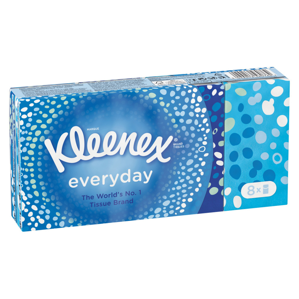 KLEENEX® ® Hygienické vreckovky Everyday hanks 8 ks