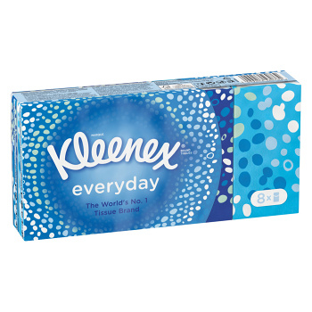 KLEENEX Papierové vreckovky 3-vrstvové Everyday 8 kusov