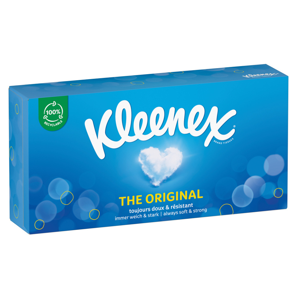 E-shop KLEENEX Papierové vreckovky 3-vrstvové Originál Box 72 kusov