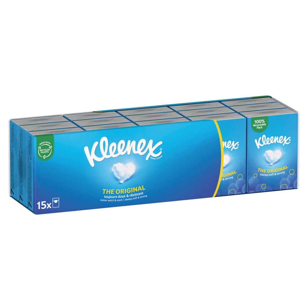 KLEENEX® Original Mini Hanks papierové vreckovky 15 balení