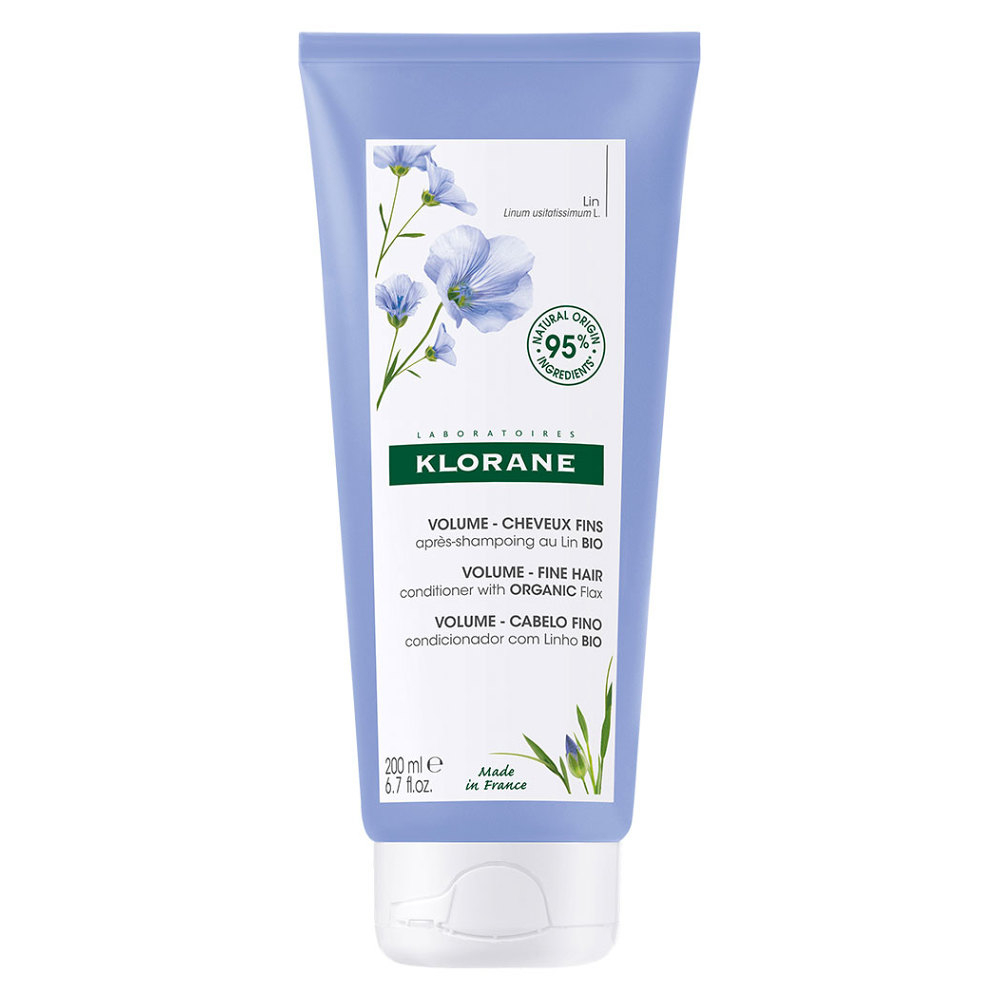 KLORANE Balzam na vlasy s BIO ľanom – pre jemné vlasy bez objemu 200 ml