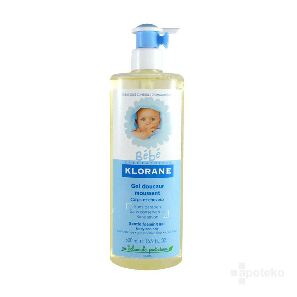 Klorane Bébé Gel Douceur Moussant 2X500ml