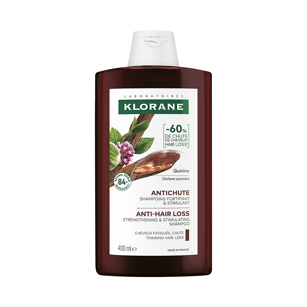 KLORANE Šampón s chinínom a BIO plesnivcom alpínskym 400 ml