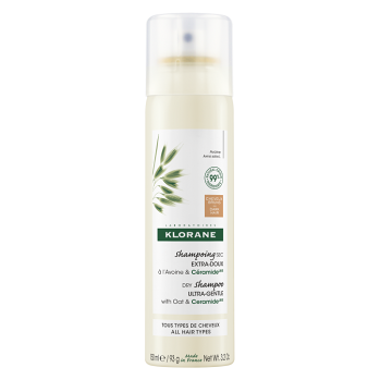 KLORANE Suchý šampón ovos-tmavé vlasy 150 ml (Dermokozmetika suché šampóny)