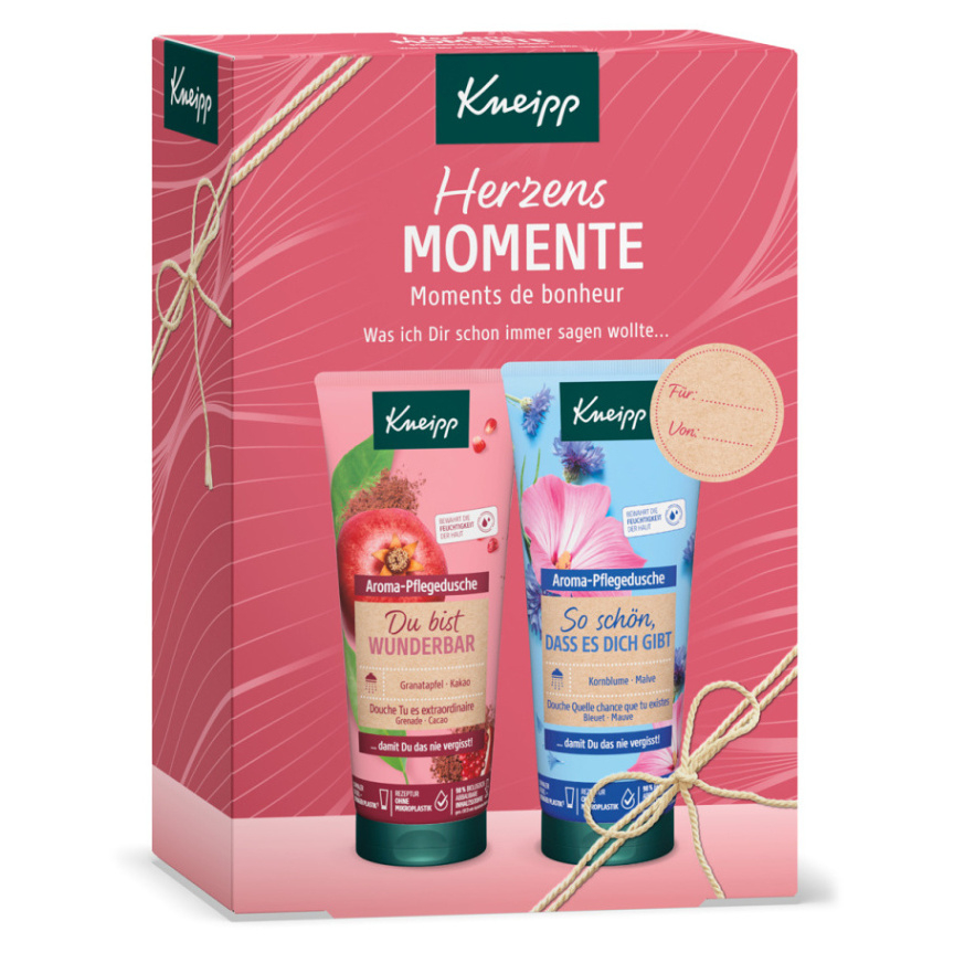 Darčeková súprava Kneipp Heart Moments 2 x 200 ml