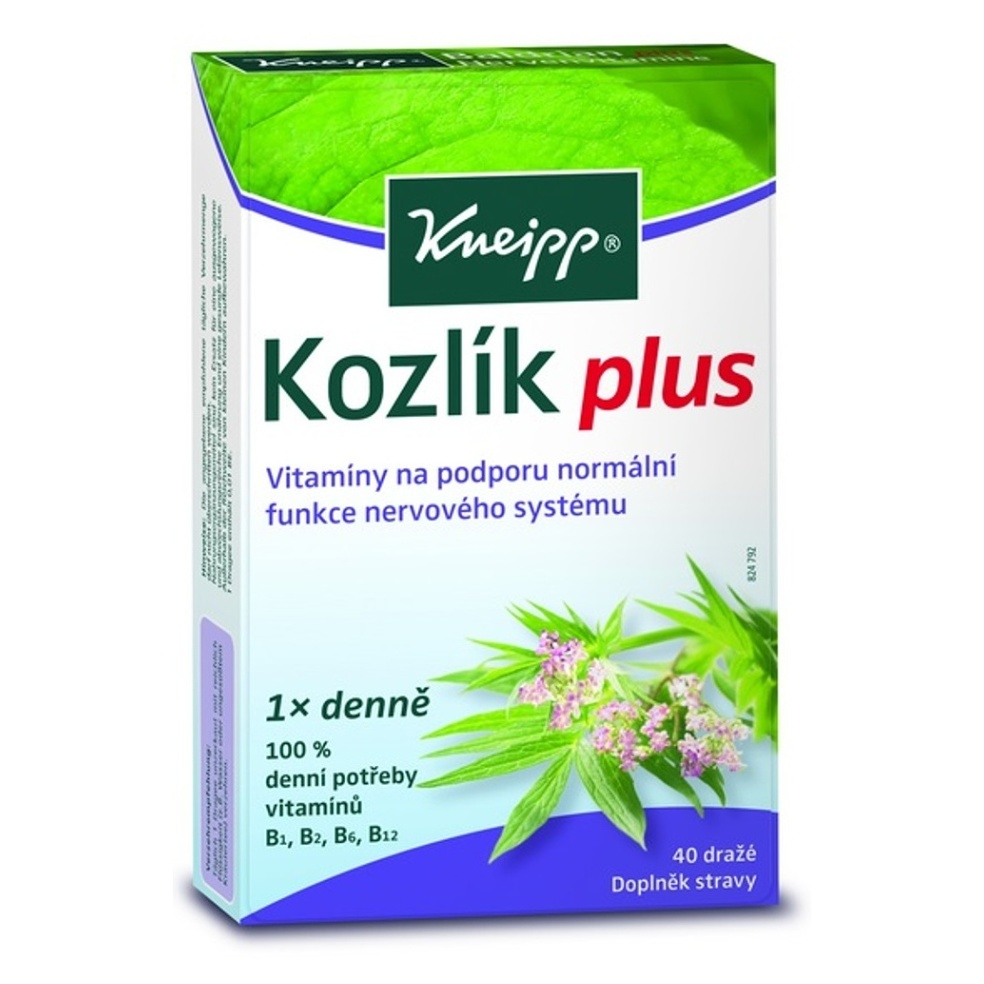 Kneipp Valeriána lekárska Plus dražé s vitamínmi 40 tbl kúpite na Mojalekaren.sk