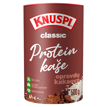 KNUSPI Classic protein kaša naozaj kakaová 500 g