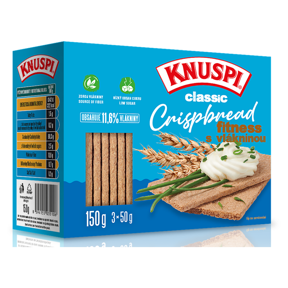 E-shop KNUSPI Crispbread fitness s vlákninou 150 g