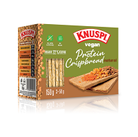 KNUSPI Vegan protein crispbread natural 150 g