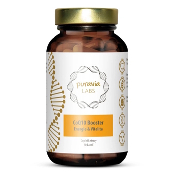 PURAVIA LABS Koenzým Q10 Booster 60 kapsúl (Koenzym Q10) - Viaczložkové