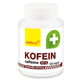 WOLFBERRY Kofeín 120 kapsúl (Na energi, pri únave) - Jednozložkové