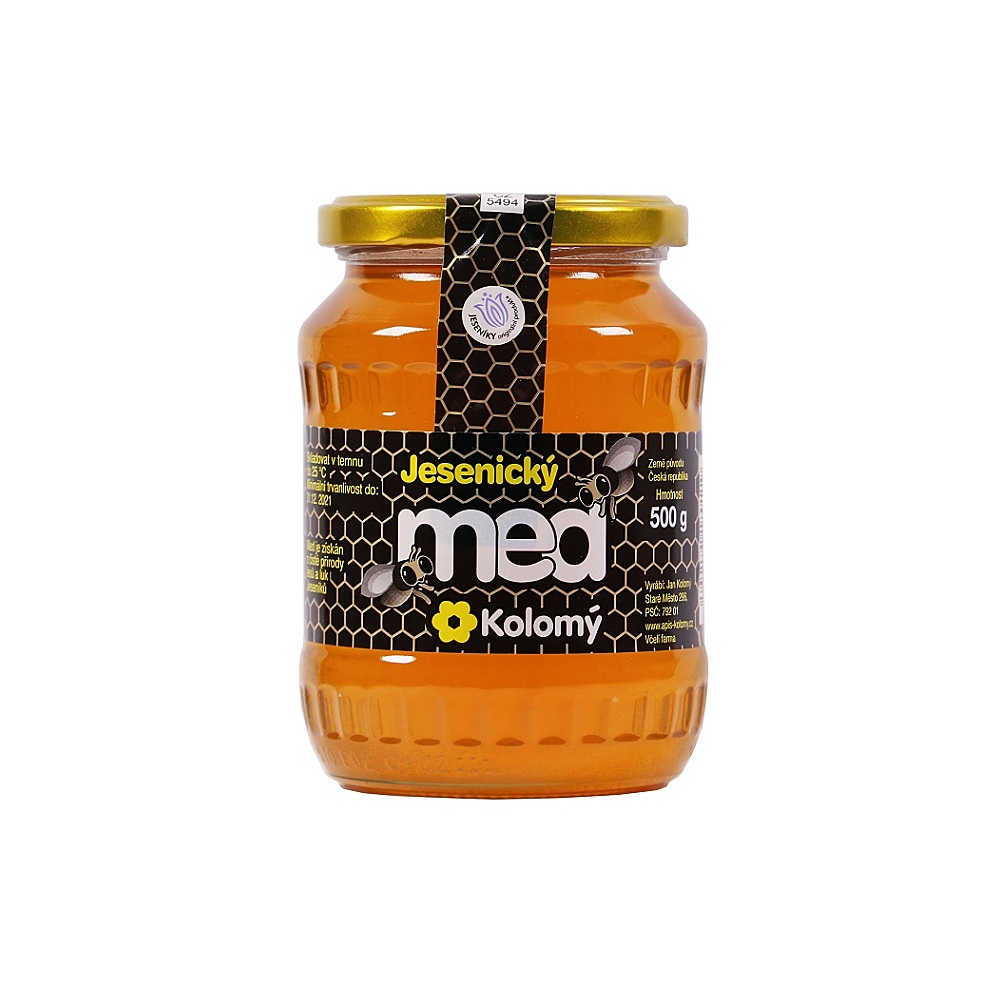 E-shop KOLOMÝ Lipový med 950 g