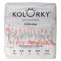 KOLORKY DAY Moments jednorazové EKO plienky M (5-8 kg) 29 kusov