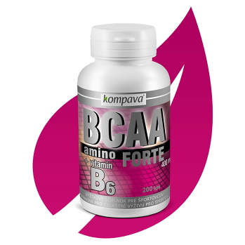 KOMPAVA Amino BCAA Forte 400 mg 200 kapsúl