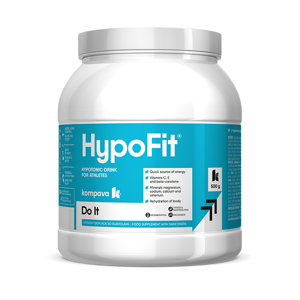 Kompava HypoFit prášok na prípravu nápoja pre výživu a hydratáciu príchuť Mango 500 g