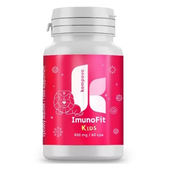 KOMPAVA ImunoFit KIDS 400 mg 60 kapsúl (Vitamíny, multivitamíny pro děti) - Viaczložkové, Prírodné