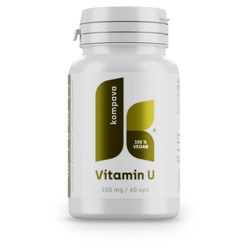 Kompava Vitamin U výživový doplnok pri príznakoch refluxu a pálení záhy 60 cps kúpite na Mojalekaren.sk