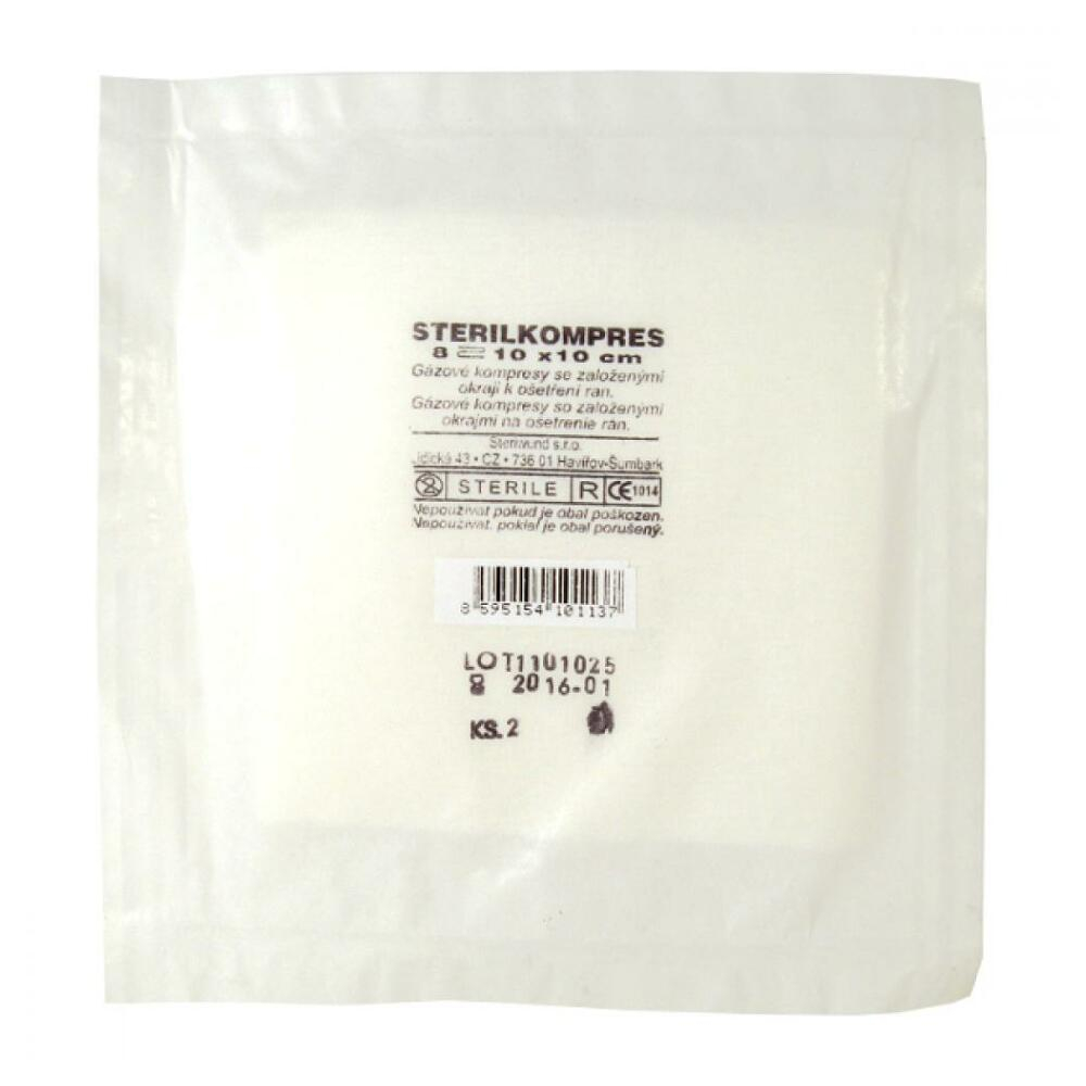 E-shop STERIWUND Kompres gáza sterilné 10x10cm / 2ks