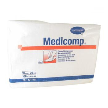 Kompres Medicomp nesterilné 10 x 20 cm / 100 ks 4218279