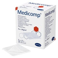 Kompres Medicomp sterilné 5x5 cm / 25x2ks