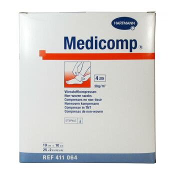 Kompres Medicomp sterilné 10x10cm / 25x2ks