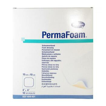 Kompres Perma Foam 10x10cm / 10ks (Krytie a hojenie rán) - Pružné