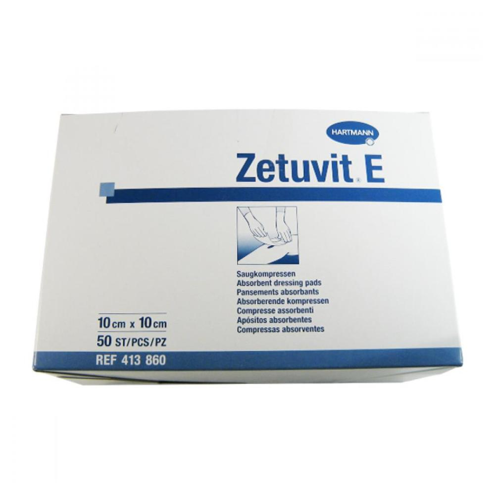 ZETUVIT E kompres nesterilné 10 x 10 cm / 50 ks