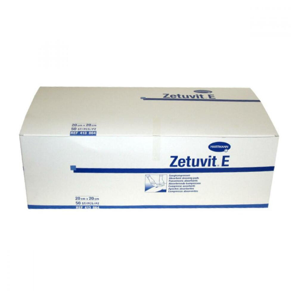 ZETUVIT E kompres nesterilné 20 x 20cm / 50 ks
