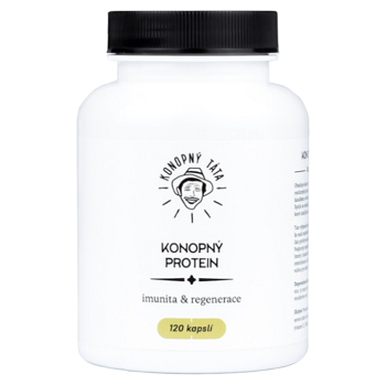 KONOPNÝ TÁTA Edestin 120 kapsúl (Doplnky stravy na kĺby) - Prírodné, Viaczložkové