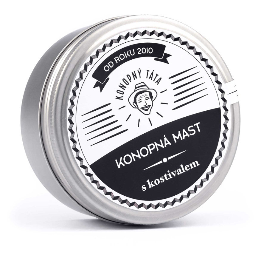 E-shop KONOPNÝ TÁTA Konopná masť s kostihojom 200 ml