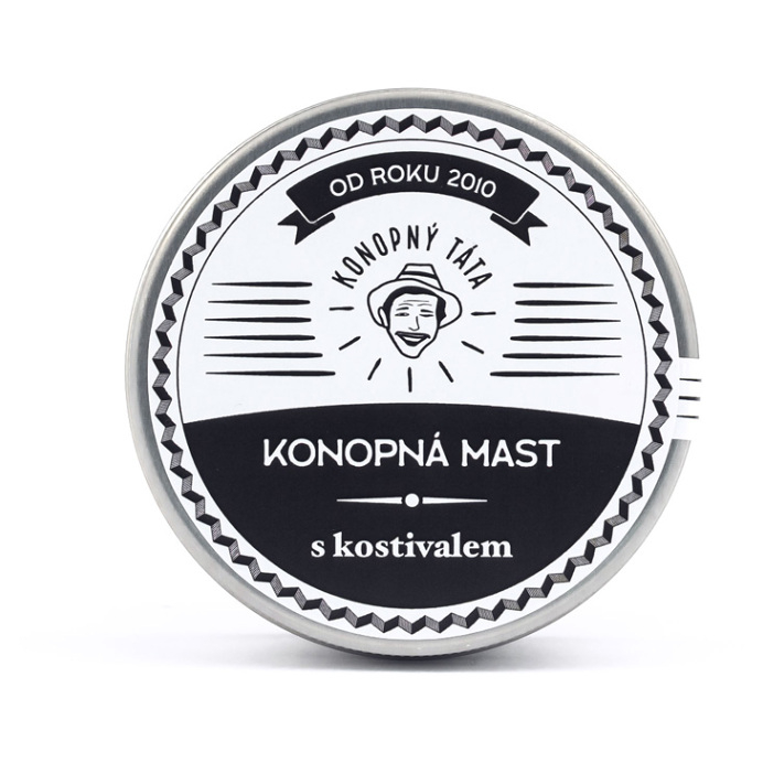 E-shop KONOPNÝ TÁTA Konopná masť s kostihojom 80 ml