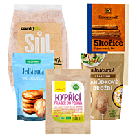 Ponuka korenia, soli a droždia