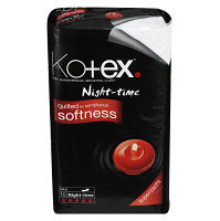 KOTEX Dámske hygienické vložky Maxi Night 10 kusov