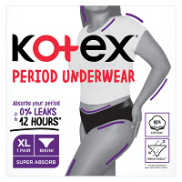 KOTEX Menštruačné nohavičky veľ. XL 1 kus