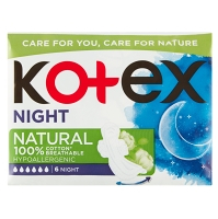 KOTEX NATURAL Night 6 ks
