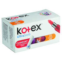 KOTEX Tampony Ultra Sorb Normal 32 kusov