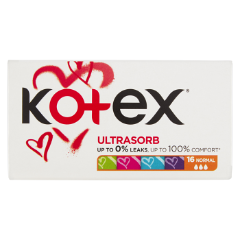 KOTEX Ultra Sorb Tampóny Normal 16 kusov (Tampóny) - Normal