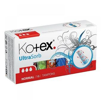 KOTEX Tampóny UltraSorb Normal 16 ks