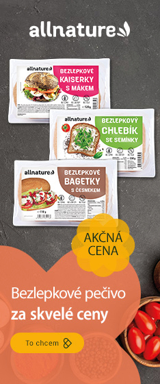 Allnature bezlepkové pečivo za akčné ceny