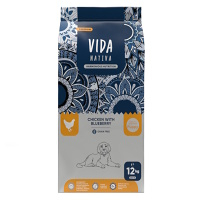 KRAFTIA Vida Nativa Puppy M/L Chicken granule pre šteňatá, Hmotnosť balenia (g): 12 kg