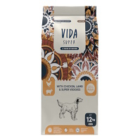 KRAFTIA Vida Super Adult M/L Hunting Chicken&Lamb granule pre psov, Hmotnosť balenia (g): 12 kg