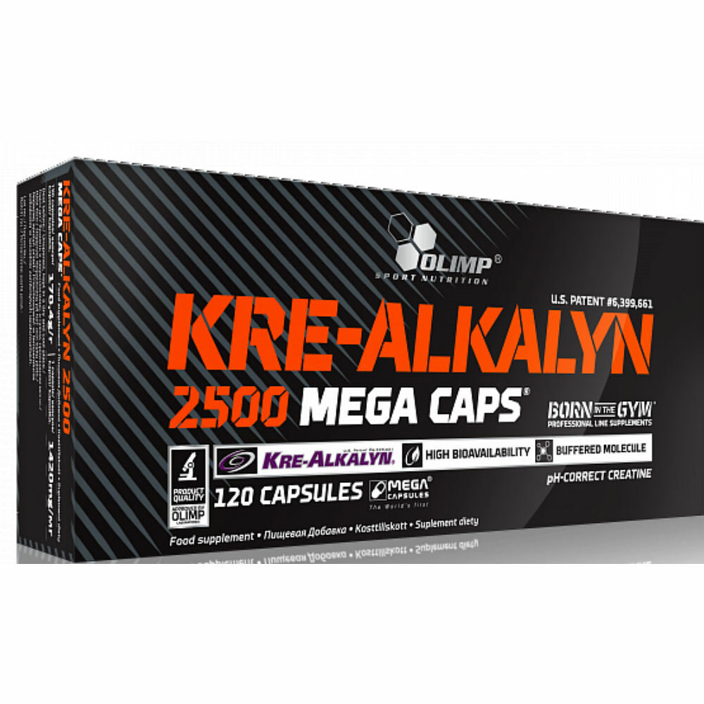 Kre-Alkalyn 2500, Kreatín 120 kapslí Olimp