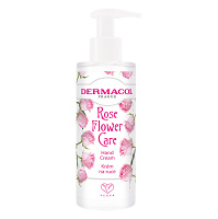 DERMACOL Flower Care Krém na ruky s pumpičkou Ruža 150 ml