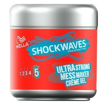 WELLA Shockwaves (Mess Maker Ultra Strong) krémový gél na vlasy 150 ml