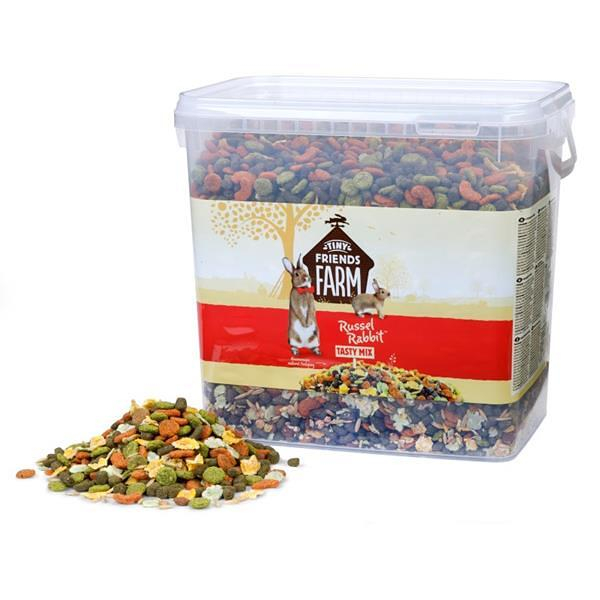 E-shop SUPREME Tiny Friends Farm Tasty mix krmivo pre králiky vedierko 4 kg