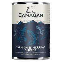 CANAGAN Salmon & herring supper konzerva pre psov 400 g