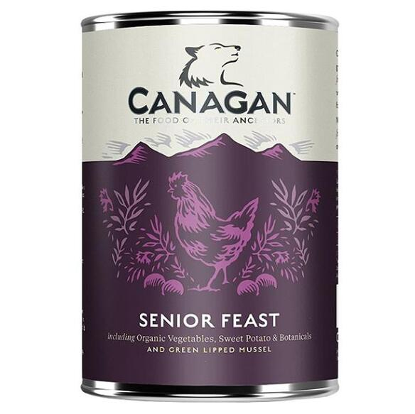 E-shop CANAGAN Senior feast konzerva pre psov 400 g