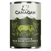 CANAGAN Chicken & wild boar casserole konzerva pre psov 400 g