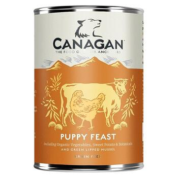 CANAGAN Puppy feast konzerva pre psov 400 g