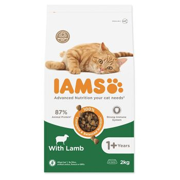 IAMS Cat Adult Lamb granule pre mačky 1 kus, Hmotnosť balenia (g): 2 kg (Granule pre mačky)